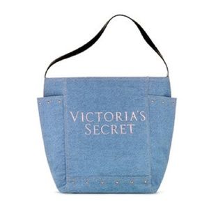 Large Denim Tote Bag